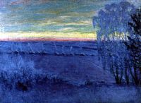 1904 Дугино. Восход солнца. Х., м., 66,5х88,5 Чебоксары - Грабарь