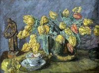 Bouquet de tulipes. Huile sur toile. 50x67,5 - Грабарь
