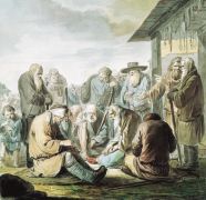 Поющие слепцы. Из серии Нищие. 1764—1765 - Ерменев