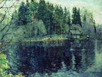Лесное озеро. 1910 - Жуковский