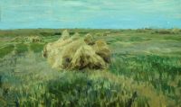 Скирды в поле. 1900 - Жуковский