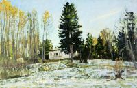 Старая усадьба зимой. 1911 - Жуковский