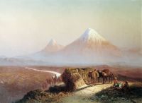 В горах. Вид на Арарат. 1894. Холст, масло, 96х134 см - Занковский