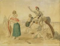 Итальянская сцена. 1838  - Иванов