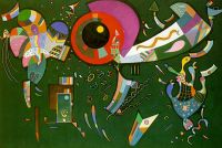 Kandinsky Around the Circle, 1940, oil and enamel on canvas, - Кандинский