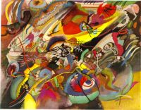 Kandinsky Composition VII, (Skiss), 1913, 78x101.5 cm, Felix - Кандинский