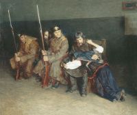 В коридоре окружного суда, 1897 - Касаткин