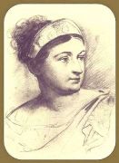 Портрет Е.С.Семёновой. 1815 ГМП,СПб - Кипренский
