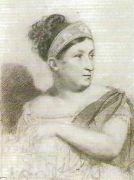 Портрет Е.С.Семёновой. Ок. 1815. - Кипренский