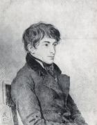 Портрет Н.М.Муравьева. 1815 Б. желтая, ит. к. ГИМ (вариант q) - Кипренский