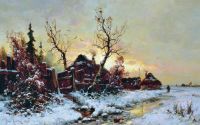 Зимний пейзаж. 1895 - Клевер