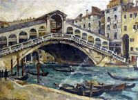 1924 Венеция. Мост Риальто. 68х118 - Кончаловский