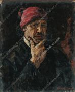 1926 Автопортрет (в красном колпаке). 72х60,5 - Кончаловский