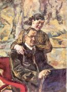 1928 Автопортрет с женой. 148х110 - Кончаловский