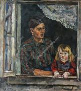 1928 Мать и дитя. 102,5х93,5 - Кончаловский