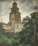 1928 Новгород. Башня Кукуй. 97х80 - Кончаловский