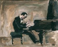 1930 Портрет итальянского пианиста и дерижера Карло Цекки. 44х53,5 - Кончаловский