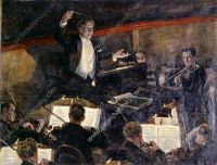 1934 Дирежер Николай Семенович Голованов с оркестром. 214х313 - Кончаловский