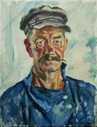 1938 Портрет рабочего Якобченко. 66х50 - Кончаловский