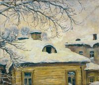 1942 Зима. Крыши. 67х76 - Кончаловский