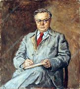 1951 Портрет писателя Всеволода Вячеславовича Иванова. 109х99 - Кончаловский