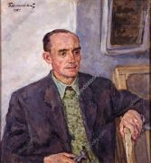 1953 Портрет художника Бориса Николаевича Яковлева. 75х68 - Кончаловский