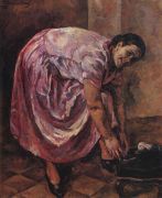 Портрет дочери в розовом платье. 1925] - Кончаловский