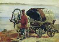 Возок. 1891 Холст, масло. Днепропетровск - Корзухин