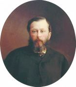 Портрет неизвестного. 1866 Холст, масло. Владимир - Корзухин