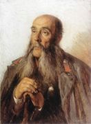 Портрет отставного солдата. 1883 ГРМ - Корзухин