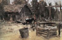 Двор. 1904 - Коровин