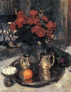 Розы и фиалки. 1912 - Коровин