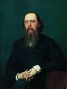 Портрет писателя Михаила Евграфовича Салтыкова (Н. Щедрина). 1879 - Крамской