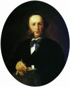 Портрет художника И.К. Айвазовского - Крамской
