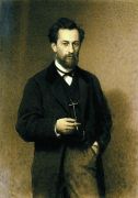 Портрет художника М.К. Клодта. 1872 - Крамской