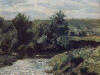 Пейзаж с деревьями. 1923 - Крымов