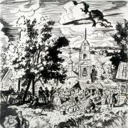 Деревенская ярмарка. 1926 - Кустодиев