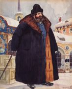 Купец в шубе. 1920 - Кустодиев