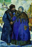 Купец с купчихой. 1914 - Кустодиев