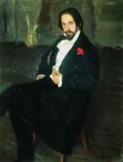 Портрет И.Я.Билибина. 1901 - Кустодиев