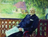 Портрет Н.А.Подсосова. 1906 - Кустодиев
