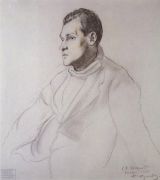 Портрет С.Р.Эрнста. 1921 - Кустодиев