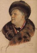 Портрет Ф.И. Шаляпина2. 1921 - Кустодиев