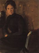 Портрет Ю.Е.Кустодиевой. 1907 - Кустодиев