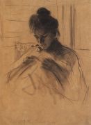 Портрет Ю.Е.Кустодиевой1. 1903 - Кустодиев
