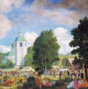 Сельская ярмарка. 1920 - Кустодиев