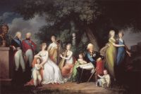 Павел I, Мария Федоровна и их дети. Холст, масло - Кюгельген