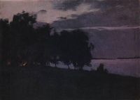Костер. 1890-е - Левитан