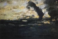 Облачное небо. Сумерки. 1893 - Левитан