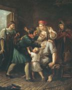 Возвращение ратника в свое семейство. 1815 - Лучанинов